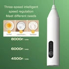 Electric Handheld Milk Frother Whisk Drink Mixer Coffee Stirrer USB Rechargeable