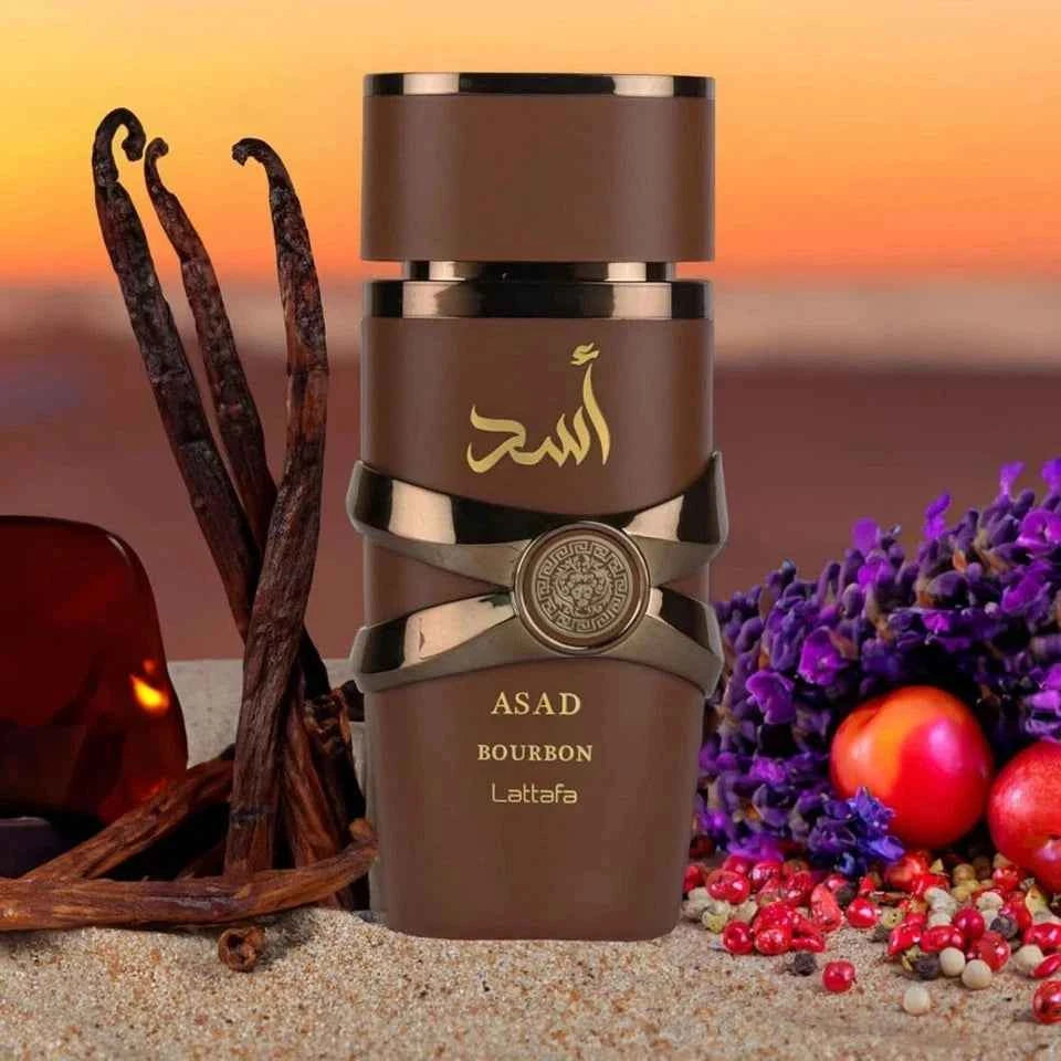 Short Title: Lattafa Asad Bourbon EDP Unisex – 3.4 oz