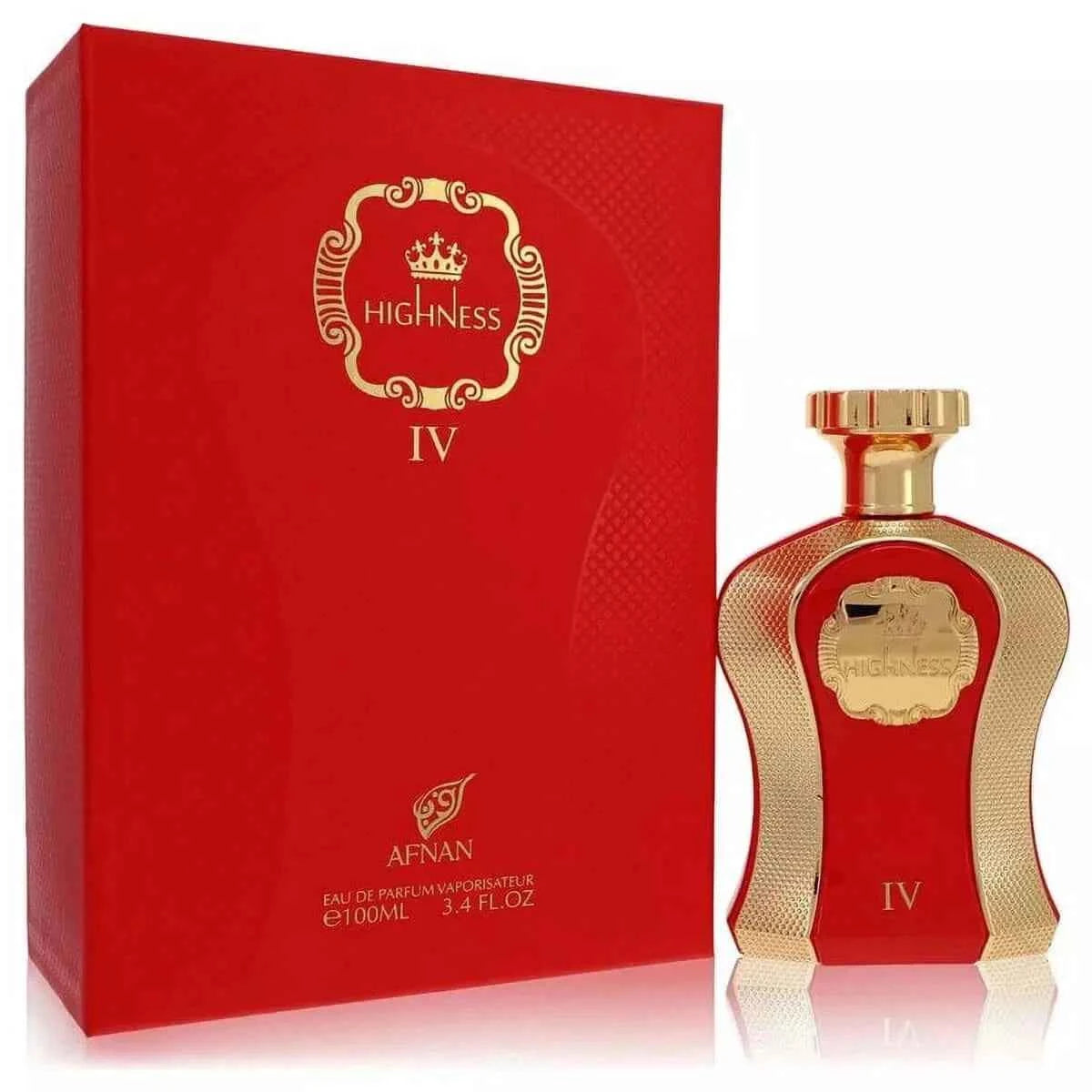 Short Title: Afnan Highness IV Red EDP for Women – 3.4 oz