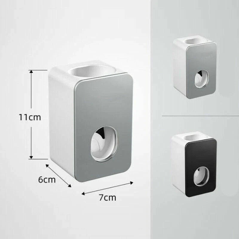 Bathroom Toothpaste Dispenser Holder Extrusion Squeezer Wall Mount Stand Device
